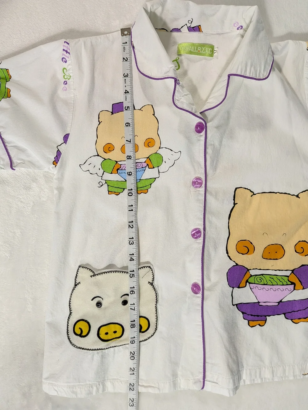 ❤️ Kids Cartoon Character Pajama Top Size M